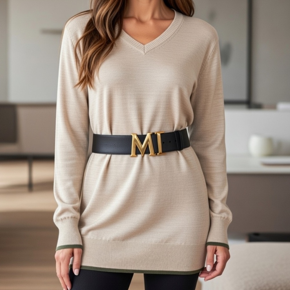 Lachlan 🐑 Merino Wool V-neck Oversized Sweater sz XL